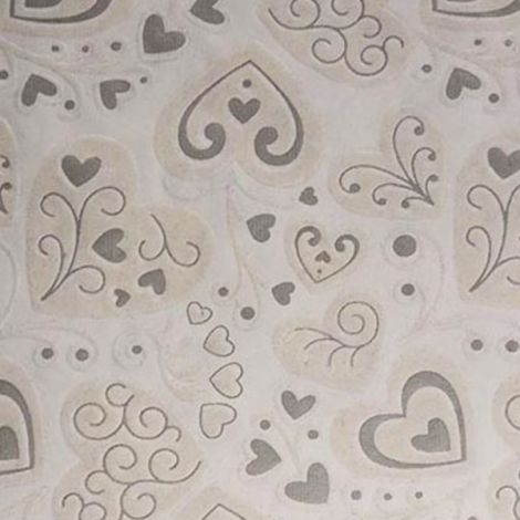 Papier Handmade Happy Color A4 Love Serca Srebrne, 1szt